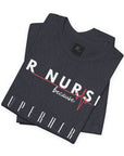 ER Nurse, because superhero isn't an official job title, t-shirt. Also, a design on the back.