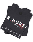 ER Nurse, because superhero isn't an official job title, t-shirt. Also, a design on the back.