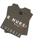 ER Nurse, because superhero isn't an official job title, t-shirt. Also, a design on the back.