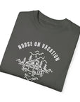 Nurse on Vacation Unisex T-shirt, 100% cotton,