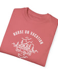 Nurse on Vacation Unisex T-shirt, 100% cotton,