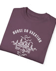 Nurse on Vacation Unisex T-shirt, 100% cotton,