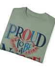 Nurse T-Shirt | Proud to be a Nurse | Unisex Garment-Dyed