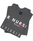 ER Nurse, because superhero isn't an official job title, t-shirt. Also, a design on the back.