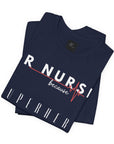 ER Nurse, because superhero isn't an official job title, t-shirt. Also, a design on the back.
