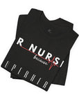 ER Nurse, because superhero isn't an official job title, t-shirt. Also, a design on the back.