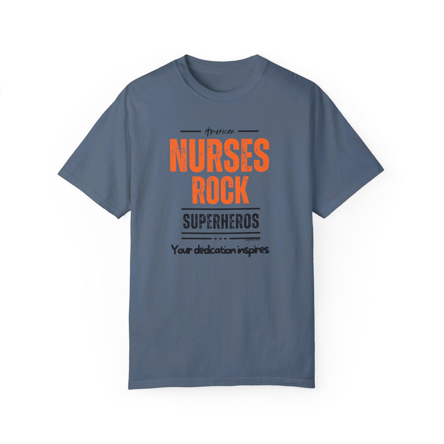 American nurses rock, superhero, your , t-shirt.