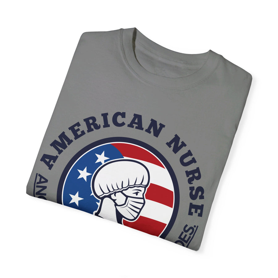 American nurse, angels in comfortable shoes, T-shirt