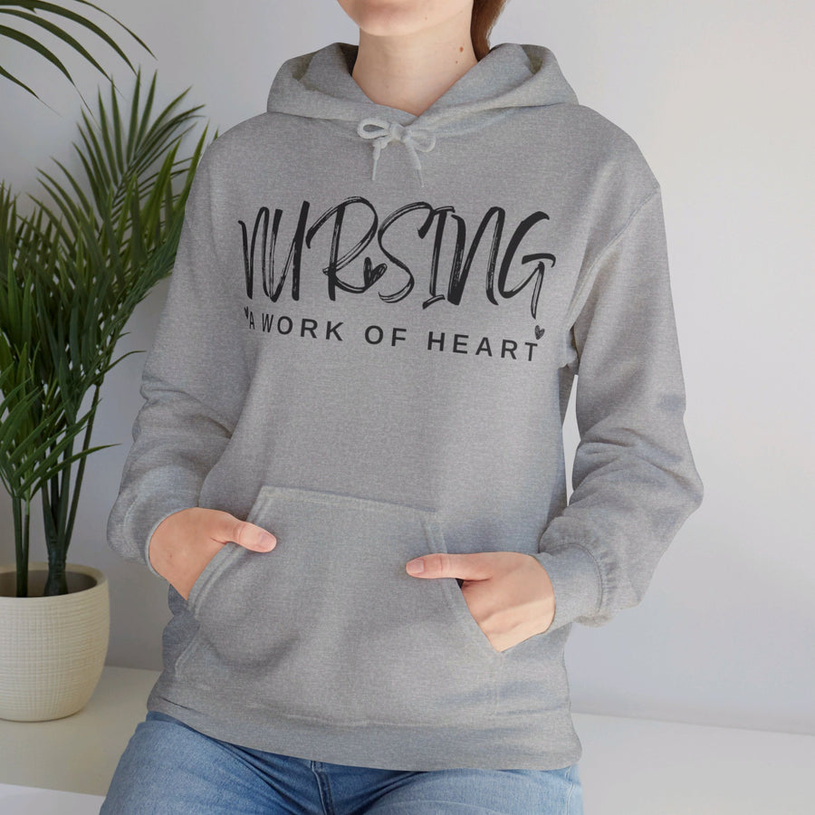 Nursing Work of Heart Hoodie