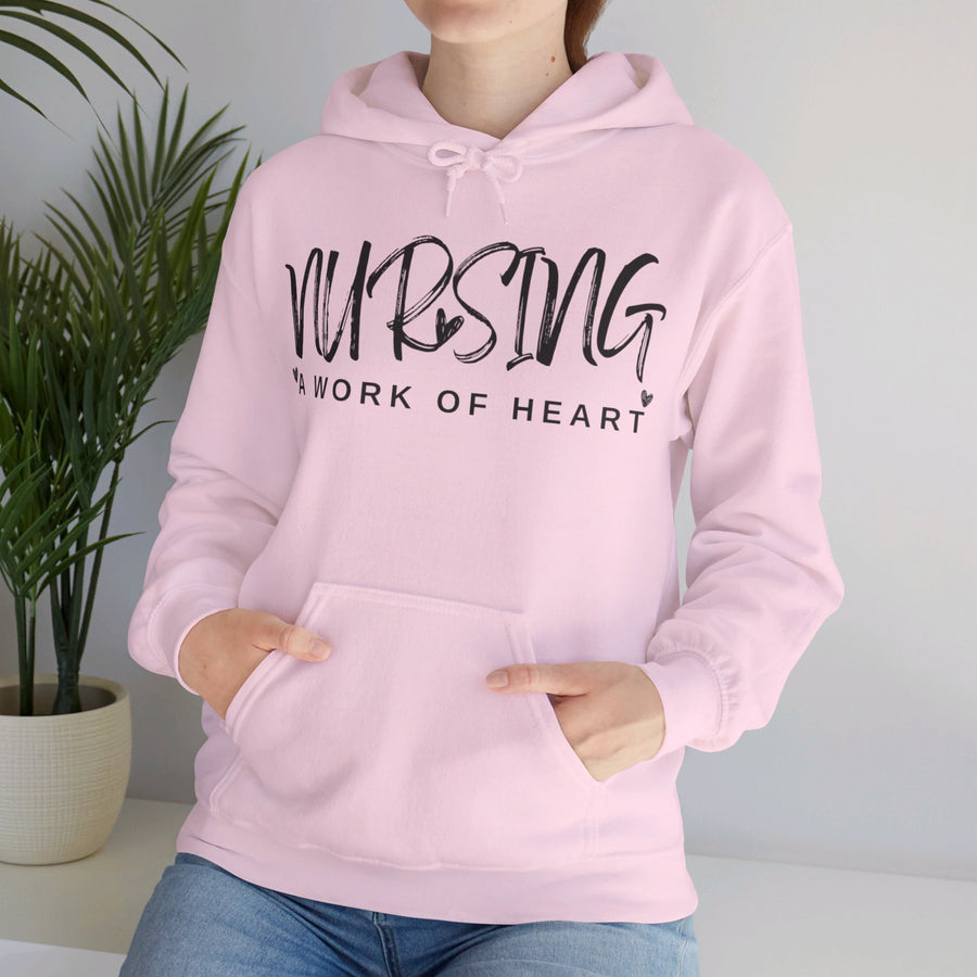 Nursing Work of Heart Hoodie