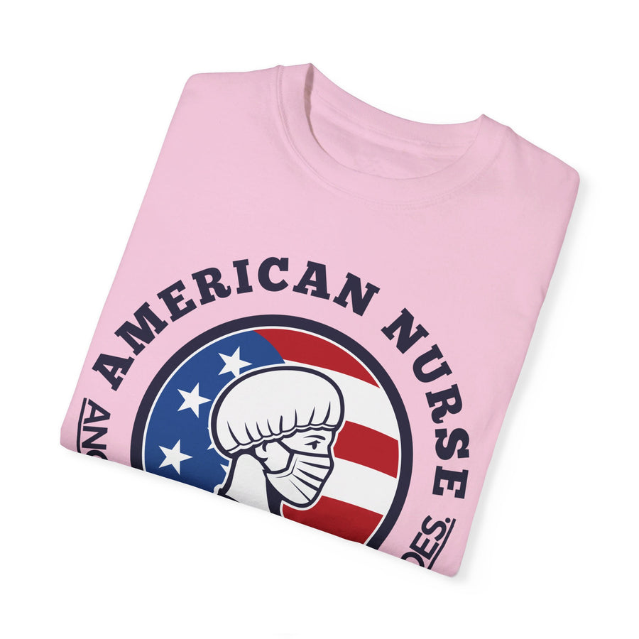 American nurse, angels in comfortable shoes, T-shirt