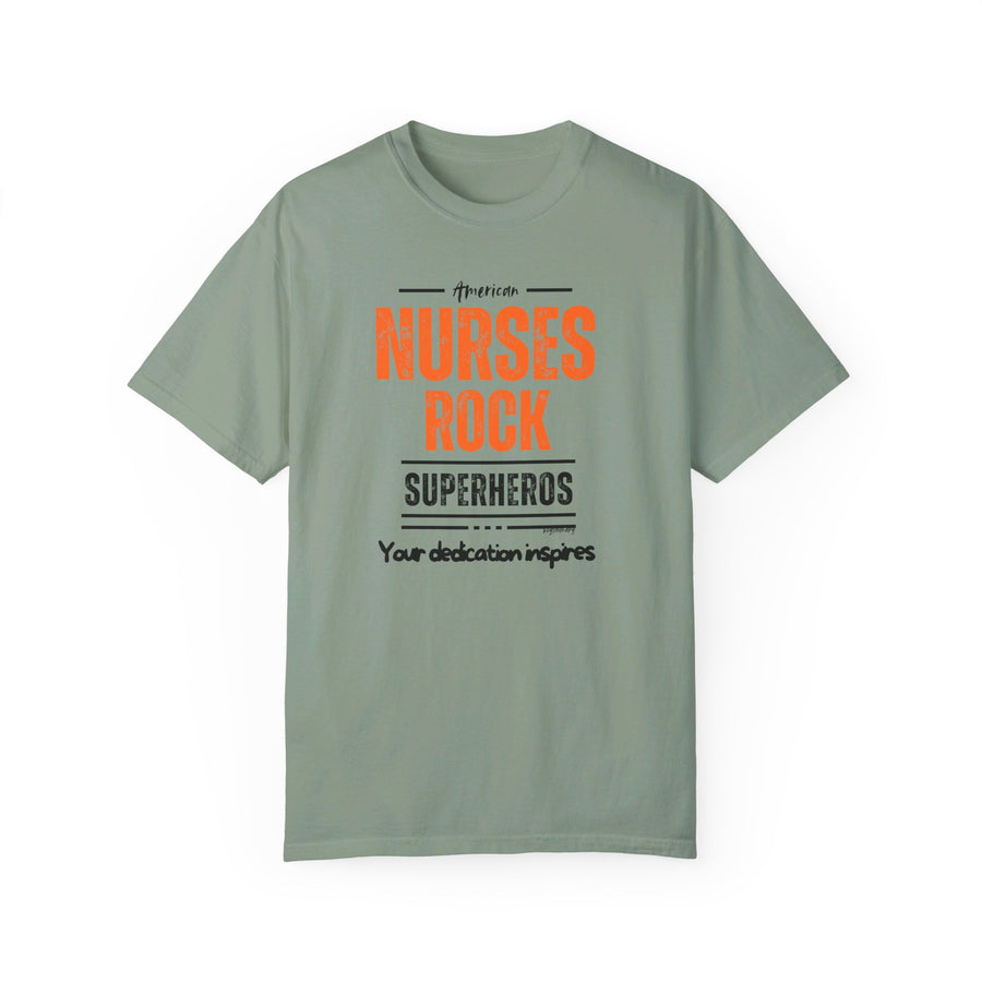 American nurses rock, inspires, t-shirt