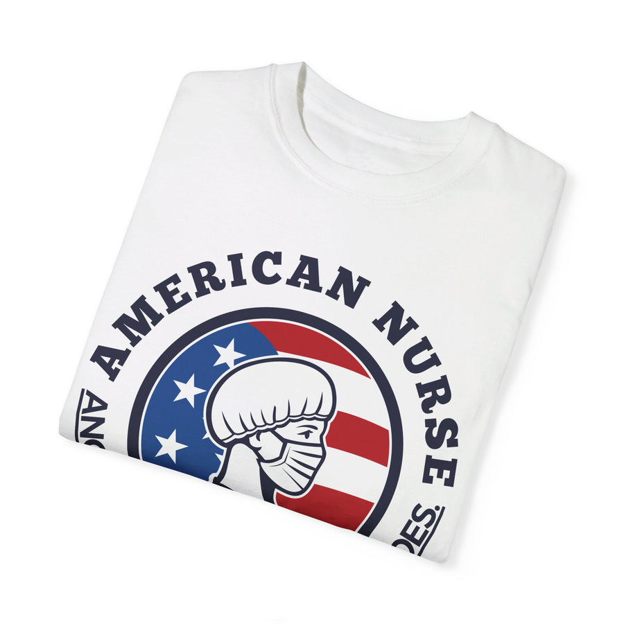 American nurse, angels in comfortable shoes, T-shirt