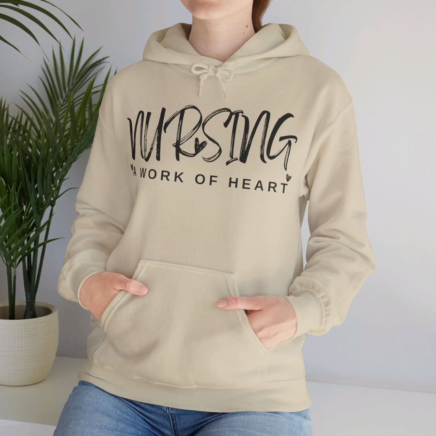 Nursing Work of Heart Hoodie