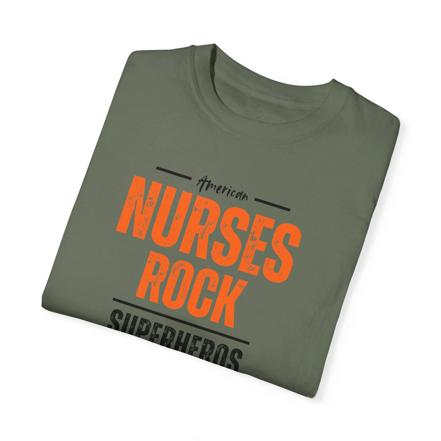 American nurses rock, inspires, t-shirt